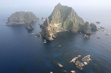 Đảo Dokdo do Hàn Quốc kiểm soát, Nhật Bản gọi là đảo Takeshima